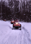 Finland - Lapland: snowmobiles (photo by F.Rigaud)