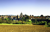 Semur-en-Auxois, Cte-d'Or, Burgundy / Bourgogne, France: town view with the fortress (Donjon) and the church of Notre-Dame de Semur-en-Auxois - photo by K.Gapys