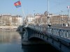 France - Lyon / Lyons: Lyon: bridge over the river Rhne / Rodano (photo by Robert Ziff)