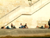 Paris: sun tanning by the river (photo by C.Schmidt)