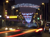 Le Havre, Seine-Maritime, Haute-Normandie, France: Christmas Lights and moving cars - Normandy - photo by A.Bartel