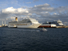 Le Havre, Seine-Maritime, Haute-Normandie, France: Cruise Ships Costa Magica and Aida Blu - Normandy - photo by A.Bartel