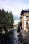 France / Frankreich -  Chamonix-Mont-Blanc (Haute-Savoi): river view (photo by M.Torres)