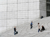 France - Paris: La Dfence - stairs of the arch - photo by J.Kaman