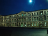 France - Paris: the Louvre - at night - moonlight - photo by A.Caudron