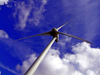 Meautis-Auvers, Carentan, Manche, Basse-Normandie, France: wind generator - wind turbine and sky - photo by A.Bartel