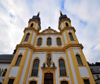 Wrzburg, Lower Franconia, Bavaria, Germany: Kppele - faade - pilgrimage church built by Neumann - photo by M.Torres