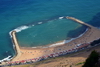 Gibraltar: Sandy Bay, a beach on the Eastern coast on the Alboran Sea, below the Great Gibraltar Sand Dune - photo by M.Torres