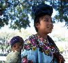 Guatemala - Antiqua Guatemala (Sacatepequez province): town square vendor and her baby (photographer: Mona Sturges)