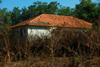 Praia de Varela / Varela beach, Cacheu region, Guinea Bissau / Guin Bissau: Old colonial house / Antiga casa colonial do perodo portugus - photo by R.V.Lopes