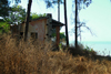 Praia de Varela / Varela beach, Cacheu region, Guinea Bissau / Guin Bissau: abandoned colonial house on the waterfront / casa colonial abandonada do perodo portugus, paisagem da praia - photo by R.V.Lopes