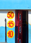 Ouanaminthe / Juana Mendez, Nord-Est Department, Haiti: lottery booth - photo by M.Torres