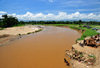 Ouanaminthe / Juana Mendez, Nord-Est Department, Haiti: the Massacre river separates Haiti and the Dominican Republic - border - photo by M.Torres