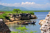 Fort-Libert, Nord-Est Department, Haiti: fishermen, cliffs, alluvial plains and the North mountains - photo by M.Torres