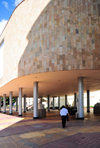 Tegucigalpa, Honduras: building on columns - the National Congress - Congreso Nacional - Palacio Legislativo - Parque la Merced - photo by M.Torres