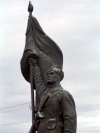 Hungary / Ungarn / Magyarorszg - Budapest: Szoborpark - raising the Soviet flag / Satuenpark (photo by M.Bergsma)