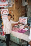 India - Jammu (Jammu and Kashmir): outdoors dental practice (photo by J.Kaman)