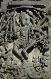 India - Belur (Karnataka): dancing Shiva - Chennakeshava temple - photo by W.Allgwer