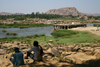 Hampi, Karnataka, India: banks of the Tungabhadra River - photo by M.Wright