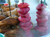 Tabriz - East Azerbaijan, Iran: boiled beetroot - steaming hot - the most popular street snack - photo by N.Mahmudova