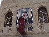 Iraq - Baghdad / Bagdad / BGW /SDA : Saddam Hussein in tiles at the Post Office (photo by A.Slobodianik)