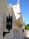 Haifa, Israel: the Bahai temple - detail of architecture - architect William Sutherland Maxwell - Shrine of the Ba'b - photo by E.Keren