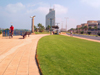 Netanya, Center district, Israel: shore side promenade - photo by E.Keren