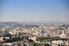 Jerusalem, Israel: old city as seen from Mount Scopus - Jerusalem walls and Dome of the Rock - photo by M.Torres