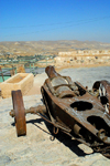 Al Karak - Jordan: Crac des Moabites castle - 19th century gun - photo by M.Torres