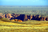 Kazakhstan, Charyn Canyon: from above - plateau on the Torajgir Mountains - photo by M.Torres