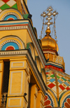 Kazakhstan, Almaty: Holy Ascension Russian Orthodox Cathedral - Zenkov's architecture - called Turkistan Cathedral, in the old Verny - photo by M.Torres