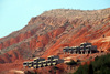 Shaqlawa, Kurdistan, Iraq: a mountain resort visited by thousands of tourists for its cool climate in the summer - built in a valley between Safeen Mountain and Sork Mountain - vacation homes under construction on the mountain side - photo by M.Torres