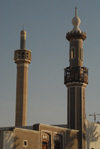 Kuwait city: two minarets, Grand Mosque in background  - Sharq district - photo by M.Torres