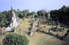 Laos - Laos - Vientiane (Viangchan province): view over Xieng Khuan Buddha Park - religion - Buddhism - photo by Walter G Allgwer