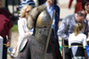 Latvia - Ventspils: swordsman in coat of mail - medieval festival (photo by A.Dnieprowsky)