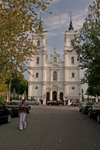 Latvia / Latvija - Daugavpils: Our Lady Catholic Church - faade - 18. novembra iela (photo by A.Dnieprowsky)