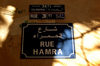 Lebanon / Liban - Beirut: street sign - Hamra street / rua Hamra (photo by J.Wreford)