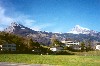 Liechtenstein - Balzers: football field on the slope (photo by M.Torres)