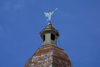 Lithuania - Vilnius: Church of St. Theresa - angel on roof-top / Sventos Tereses baznycia - photo by A.Dnieprowsky