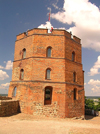 Lithuania - Vilnius / VIlna: Gediminas' Tower on its hilltop (photo by J.Kaman)