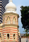 Kuala Lumpur, Malaysia: Mogul style dome of the National Textile Museum, originally the Federated Malay States Railways, architect A.B. Hubback - photo by M.Torres