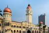 Kuala Lumpur, Malaysia: Sultan Abdul Samad Building, the British colonial Government Offices - facade on Jalan Raja - photo by M.Torres