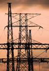 Electric pylons, Langkawi, Malaysia. photo by B.Lendrum