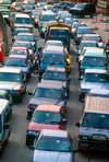 Traffic congestion, Kuala Lumpur, Malaysia - photo by B.Lendrum