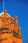 Blantyre, Malawi: St Michael and All Angels Church - tower detail - Church of Central Africa, Presbyterian (CCAP) - photo by M.Torres