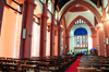 Blantyre, Malawi: St Michael and All Angels Church - interior of the nave - Byzantine arcade of six arches - National Monument - photo by M.Torres