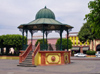 26  Mexico - Jalisco state - Tequila - band stand and Souza family museum - photo by G.Frysinger