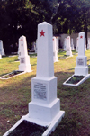 Chisinau / Kishinev, Moldova: Soviet Military Cemetery - tomb of soldier Nikolai Fedorovich Prislitsa - Cimitrul - photo by M.Torres