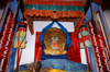 Tsetserleg, Arkhangai province, central Mongolia: Buddha inside a temple, Zayain Gegeenii Sum - photo by A.Ferrari