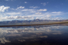 Mongolia - Ureg lake, Altai: mountains in the horizon - photo by A.Summers